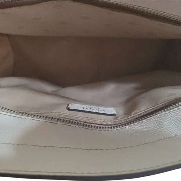 Kate Spade Cameron Medium Satchel White Crossbody Shoulder Bag - Picture 4 of 10